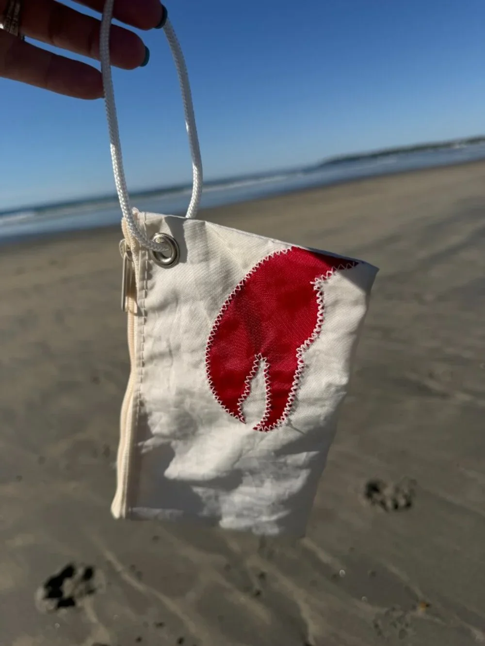 NWT Maine Seabags Medium Size Red Lobster Wristlet - RARE FIND!